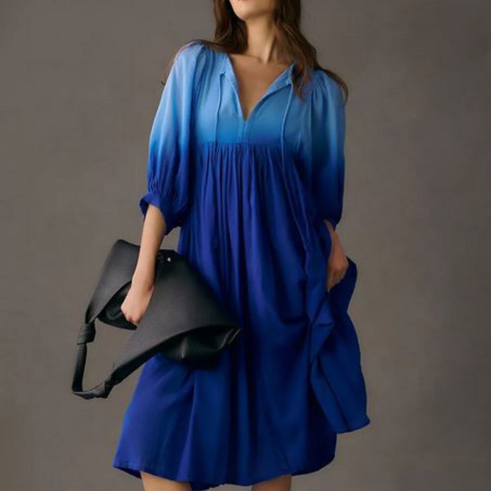 Anthropologie -Ombre Sundry- Midi Dress XL NEW!